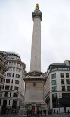 The Monument & London Mithraim to Rotherhithe.